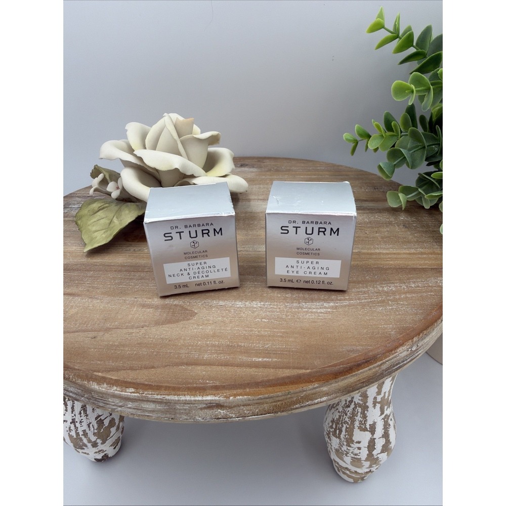 Dr. Barbara Sturm Super Anti-Aging Neck & Decollete Cream 0.11 Oz 3.5mL MINI NIB
